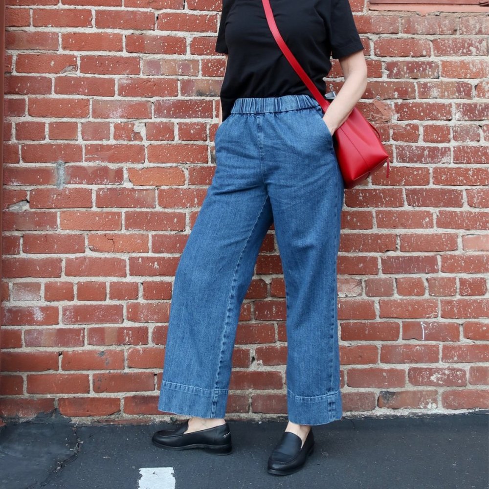 EVERLANE The Easy Jean Deep Sea Blue {BB36}